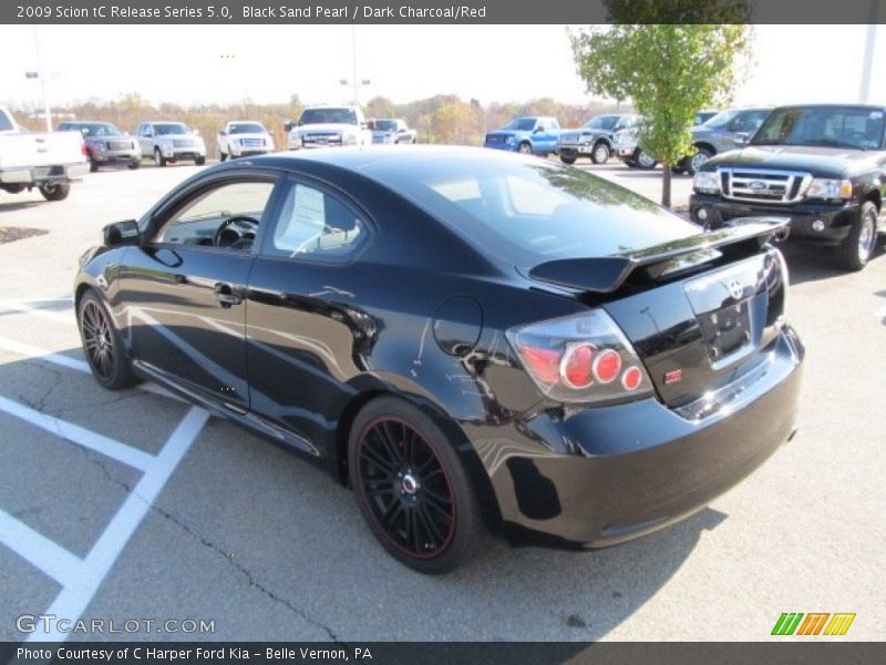 Black Sand Pearl / Dark Charcoal/Red 2009 Scion tC Release Series 5.0