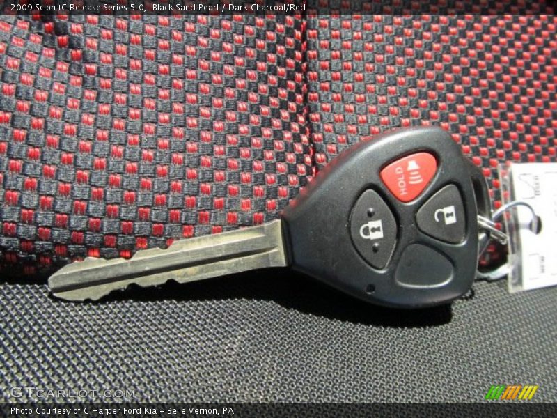 Black Sand Pearl / Dark Charcoal/Red 2009 Scion tC Release Series 5.0