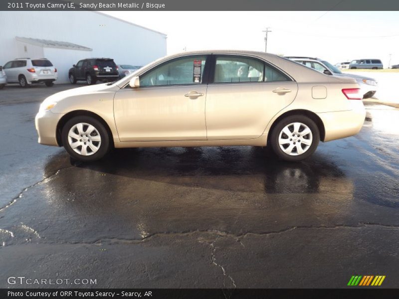 Sandy Beach Metallic / Bisque 2011 Toyota Camry LE