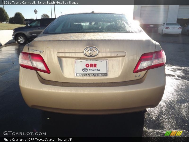 Sandy Beach Metallic / Bisque 2011 Toyota Camry LE