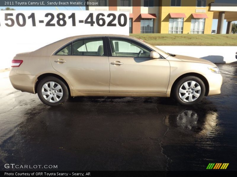 Sandy Beach Metallic / Bisque 2011 Toyota Camry LE