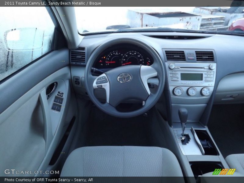 Sandy Beach Metallic / Bisque 2011 Toyota Camry LE