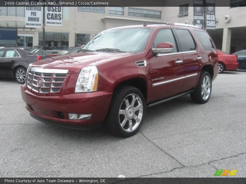 Infrared / Cocoa/Cashmere 2009 Cadillac Escalade AWD