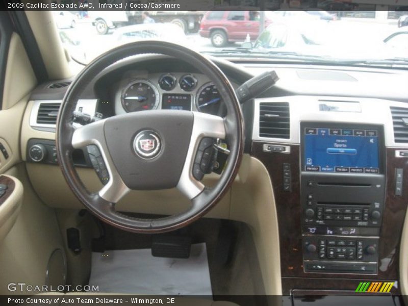 Infrared / Cocoa/Cashmere 2009 Cadillac Escalade AWD