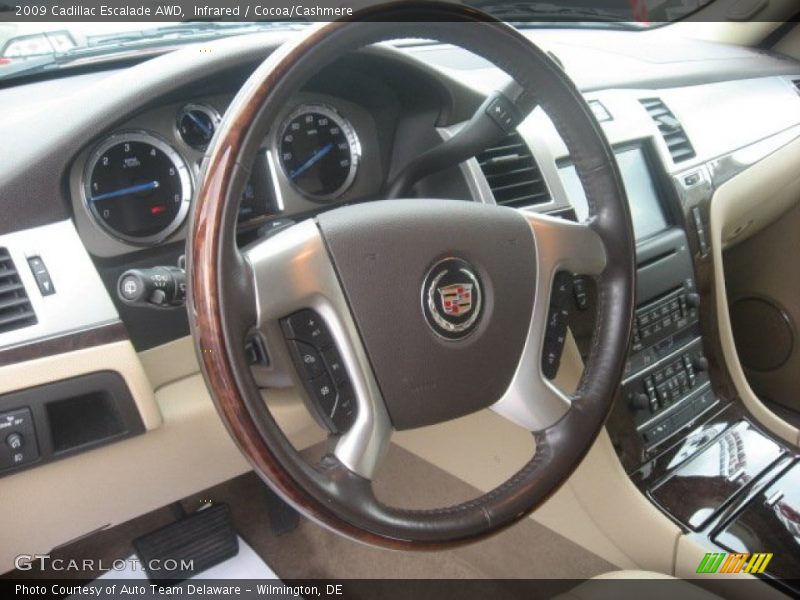 Infrared / Cocoa/Cashmere 2009 Cadillac Escalade AWD