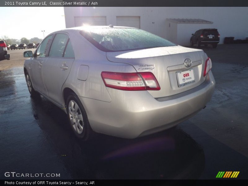 Classic Silver Metallic / Ash 2011 Toyota Camry LE