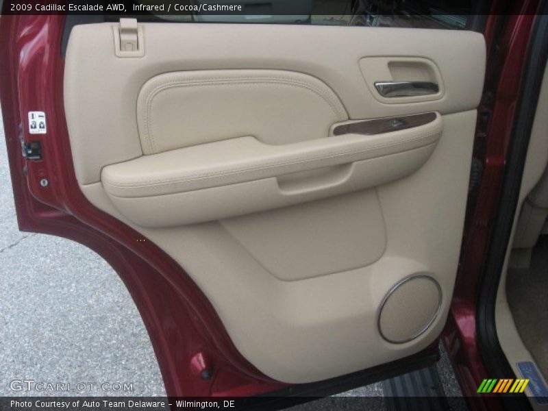 Infrared / Cocoa/Cashmere 2009 Cadillac Escalade AWD