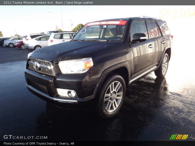 Black / Sand Beige Leather 2011 Toyota 4Runner Limited 4x4