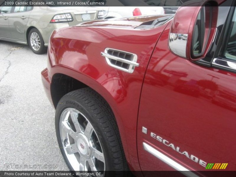 Infrared / Cocoa/Cashmere 2009 Cadillac Escalade AWD