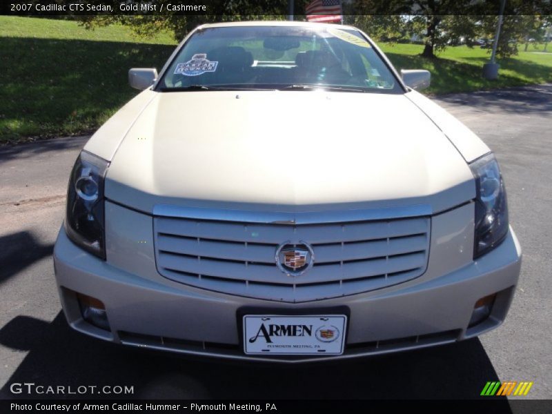 Gold Mist / Cashmere 2007 Cadillac CTS Sedan