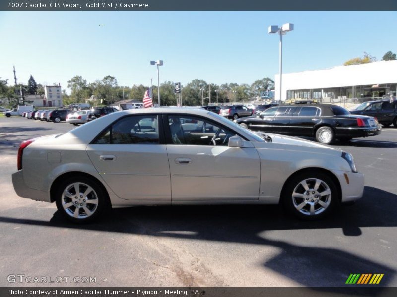 Gold Mist / Cashmere 2007 Cadillac CTS Sedan