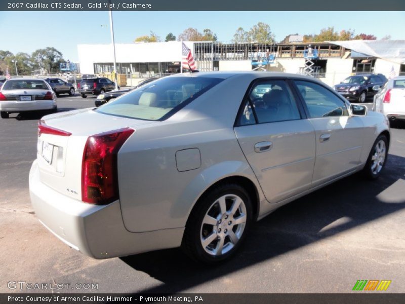 Gold Mist / Cashmere 2007 Cadillac CTS Sedan