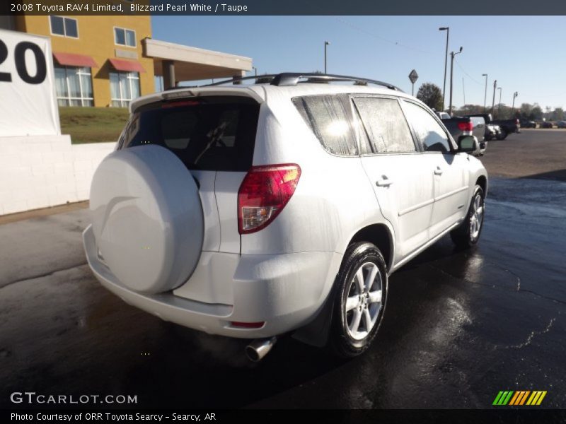 Blizzard Pearl White / Taupe 2008 Toyota RAV4 Limited
