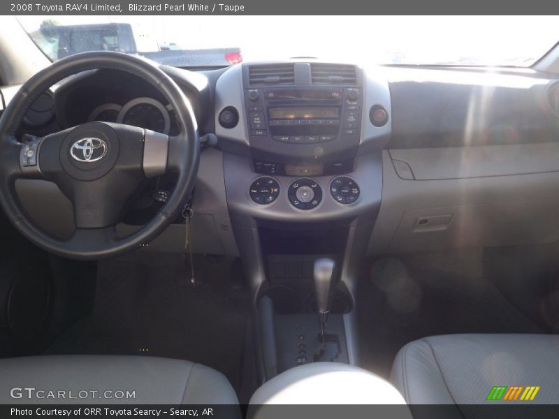Blizzard Pearl White / Taupe 2008 Toyota RAV4 Limited