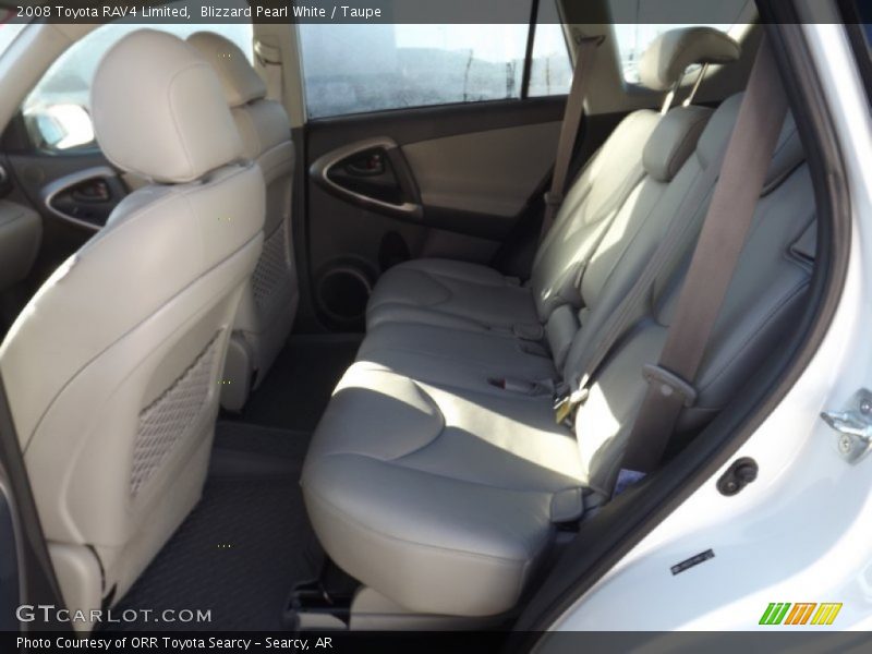 Blizzard Pearl White / Taupe 2008 Toyota RAV4 Limited