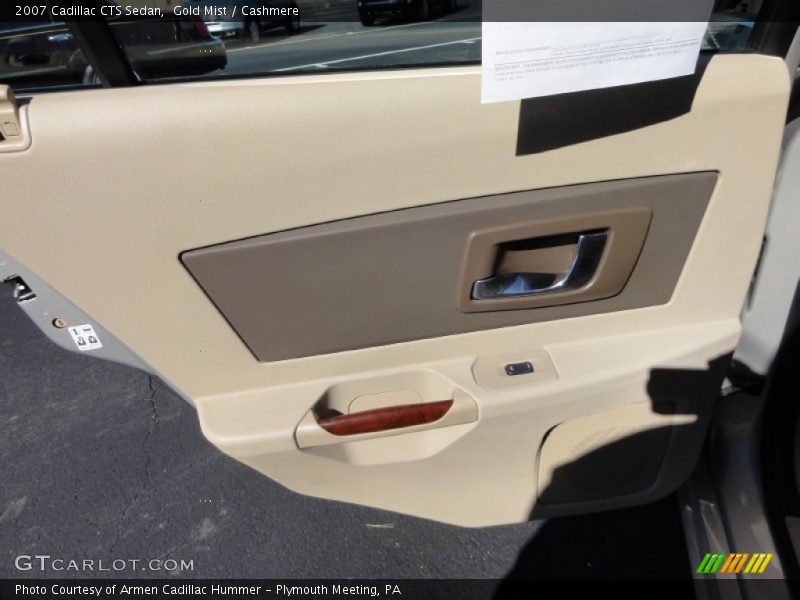 Gold Mist / Cashmere 2007 Cadillac CTS Sedan
