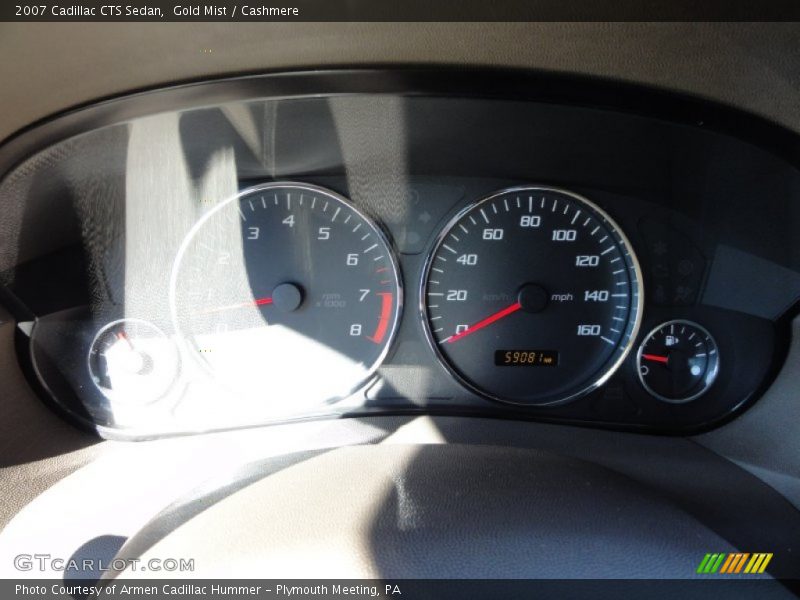 Gold Mist / Cashmere 2007 Cadillac CTS Sedan