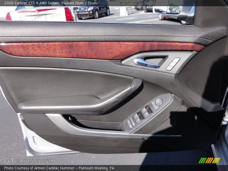 Radiant Silver / Ebony 2009 Cadillac CTS 4 AWD Sedan