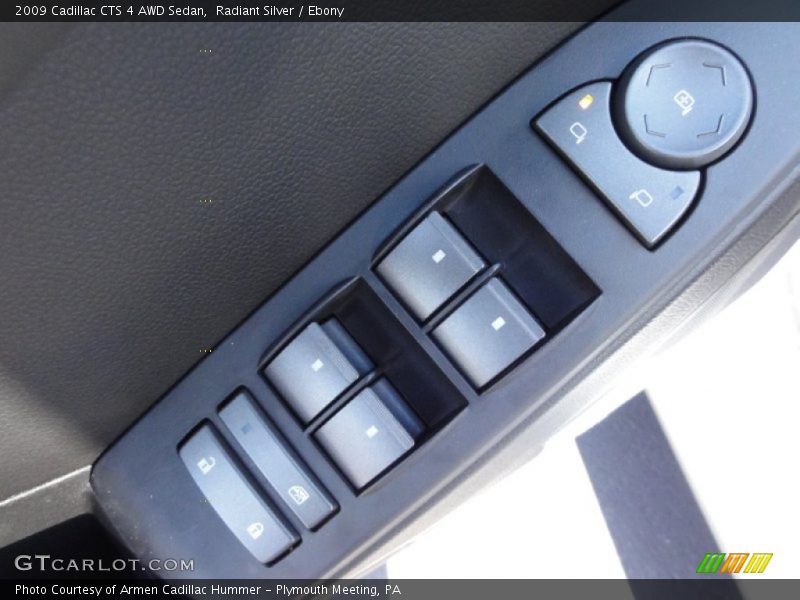 Radiant Silver / Ebony 2009 Cadillac CTS 4 AWD Sedan