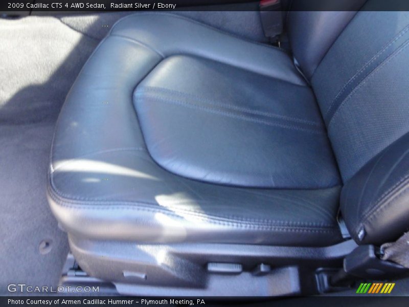 Radiant Silver / Ebony 2009 Cadillac CTS 4 AWD Sedan