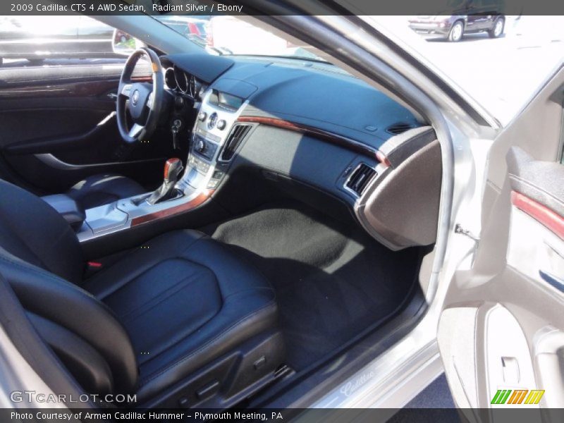 Radiant Silver / Ebony 2009 Cadillac CTS 4 AWD Sedan