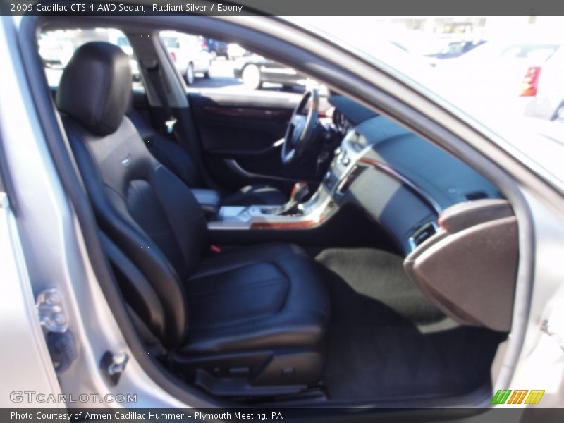 Radiant Silver / Ebony 2009 Cadillac CTS 4 AWD Sedan