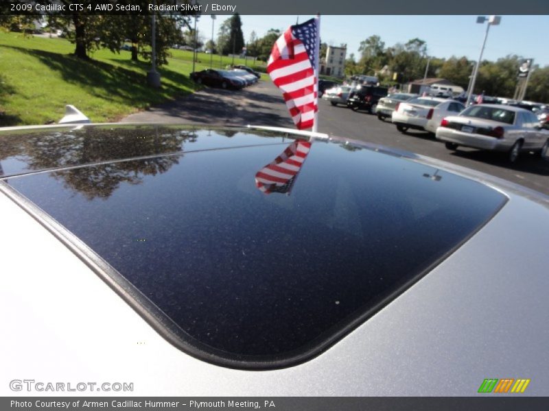 Radiant Silver / Ebony 2009 Cadillac CTS 4 AWD Sedan