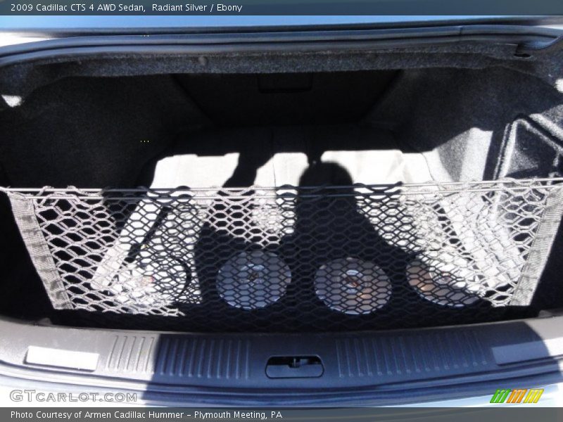 Radiant Silver / Ebony 2009 Cadillac CTS 4 AWD Sedan