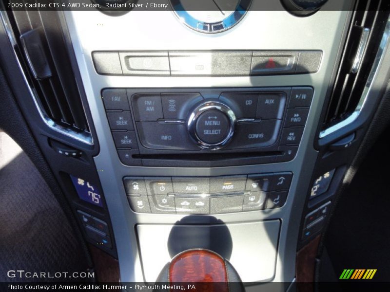 Radiant Silver / Ebony 2009 Cadillac CTS 4 AWD Sedan