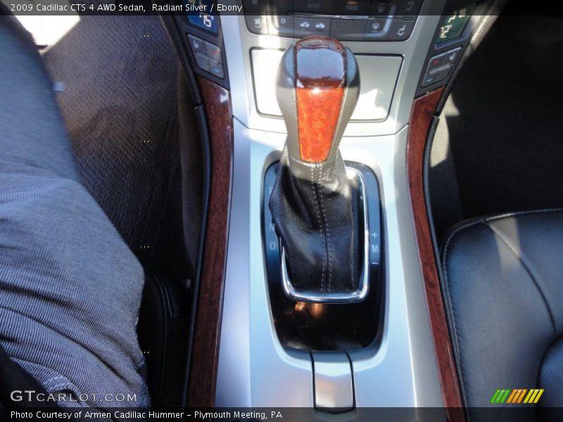 Radiant Silver / Ebony 2009 Cadillac CTS 4 AWD Sedan