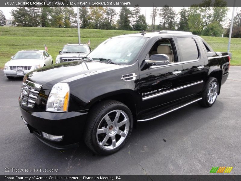 Black Raven / Cocoa/Light Cashmere 2007 Cadillac Escalade EXT AWD
