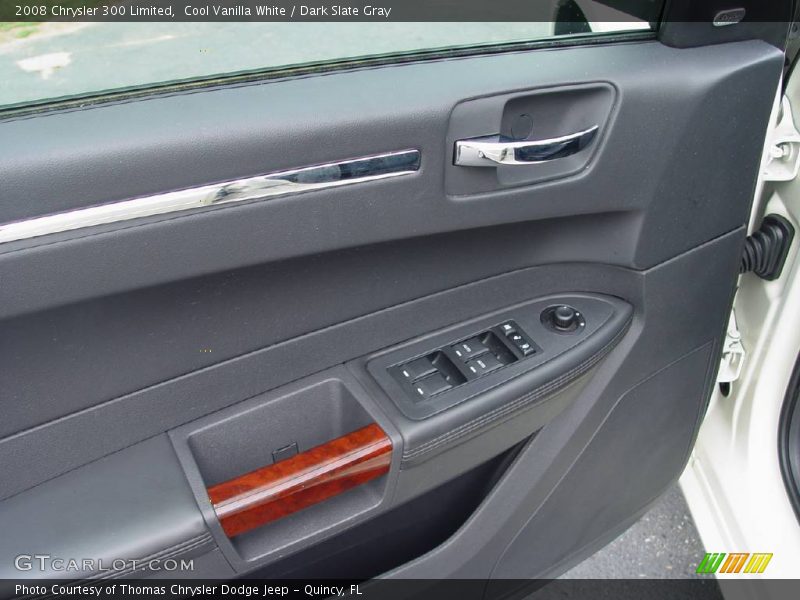 Cool Vanilla White / Dark Slate Gray 2008 Chrysler 300 Limited