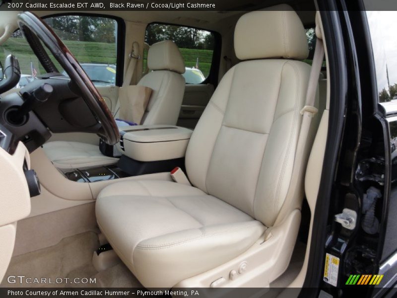 Black Raven / Cocoa/Light Cashmere 2007 Cadillac Escalade EXT AWD