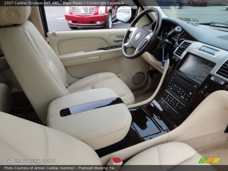 Black Raven / Cocoa/Light Cashmere 2007 Cadillac Escalade EXT AWD