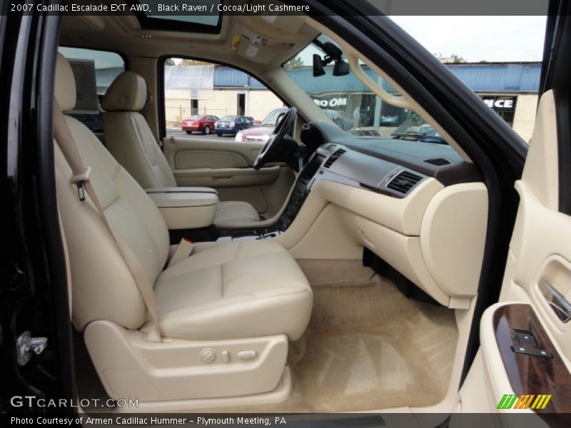 Black Raven / Cocoa/Light Cashmere 2007 Cadillac Escalade EXT AWD