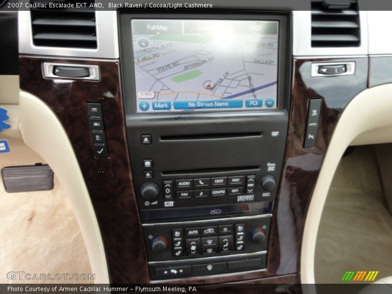Black Raven / Cocoa/Light Cashmere 2007 Cadillac Escalade EXT AWD