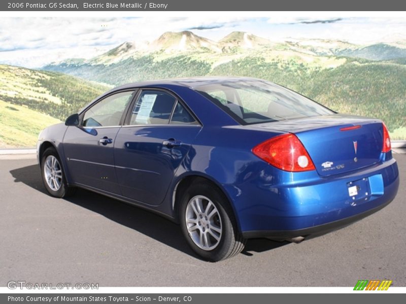 Electric Blue Metallic / Ebony 2006 Pontiac G6 Sedan
