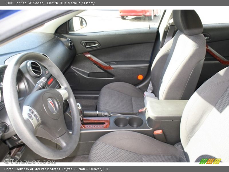Electric Blue Metallic / Ebony 2006 Pontiac G6 Sedan