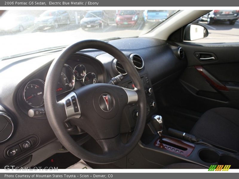 Electric Blue Metallic / Ebony 2006 Pontiac G6 Sedan