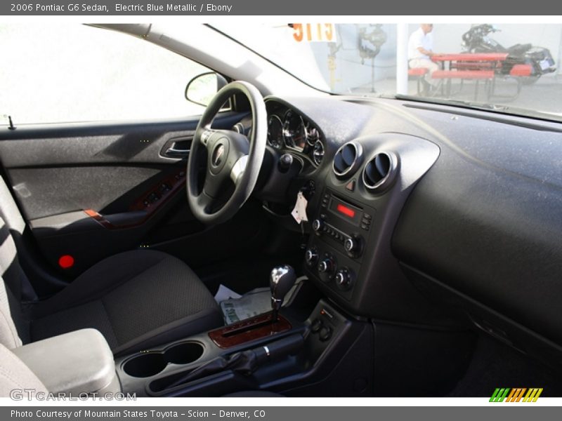 Electric Blue Metallic / Ebony 2006 Pontiac G6 Sedan