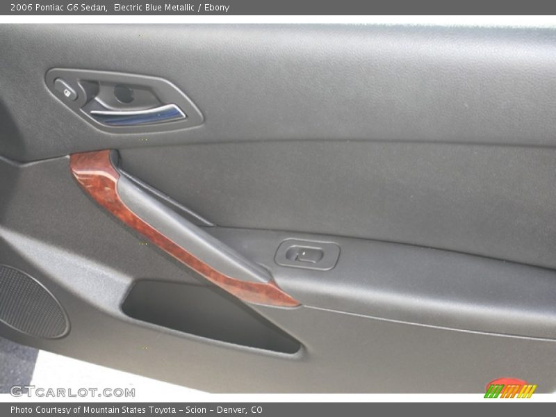 Electric Blue Metallic / Ebony 2006 Pontiac G6 Sedan