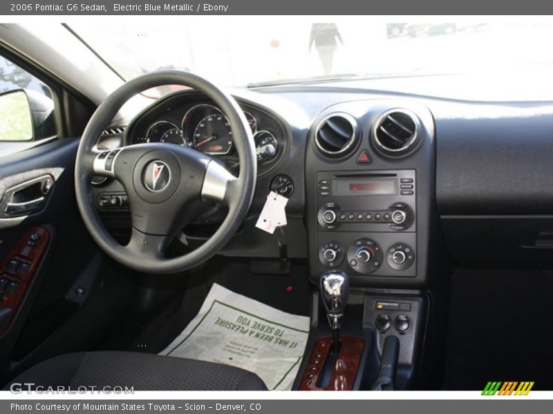 Electric Blue Metallic / Ebony 2006 Pontiac G6 Sedan