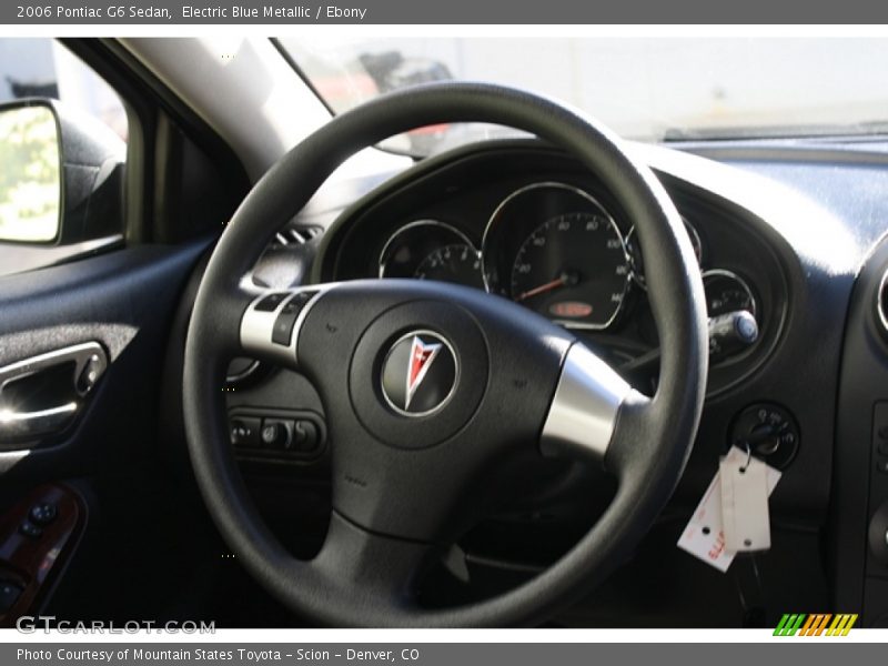 Electric Blue Metallic / Ebony 2006 Pontiac G6 Sedan