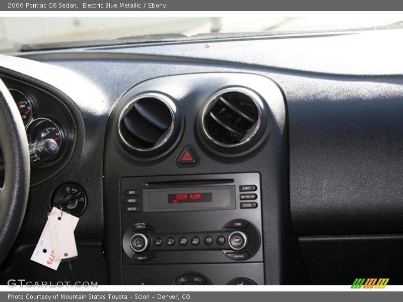 Electric Blue Metallic / Ebony 2006 Pontiac G6 Sedan