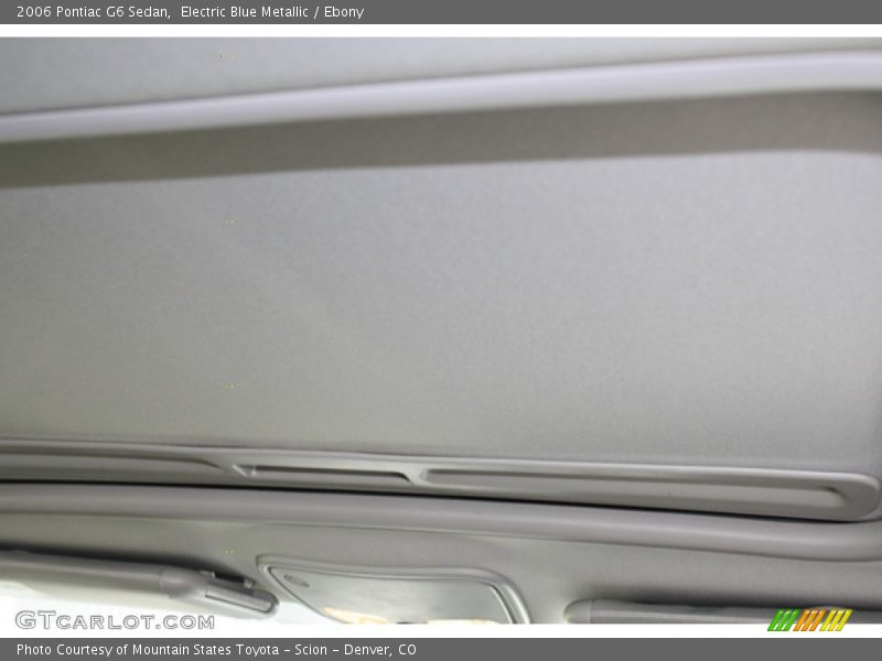 Electric Blue Metallic / Ebony 2006 Pontiac G6 Sedan