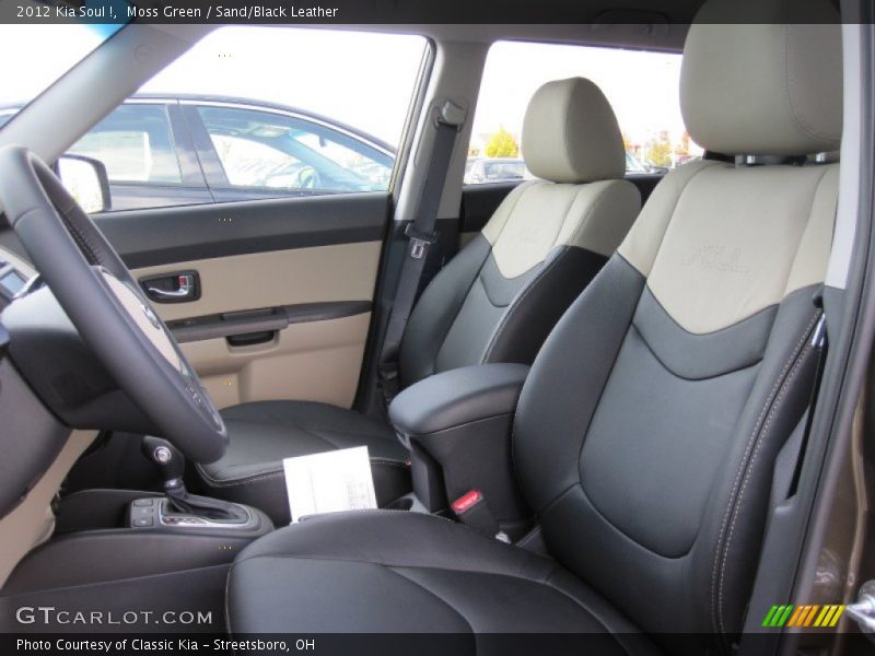  2012 Soul ! Sand/Black Leather Interior