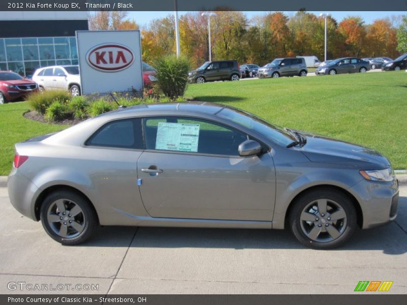 Titanium / Black 2012 Kia Forte Koup EX