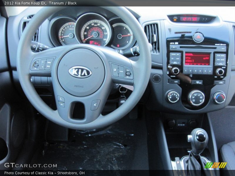 Dashboard of 2012 Forte Koup EX