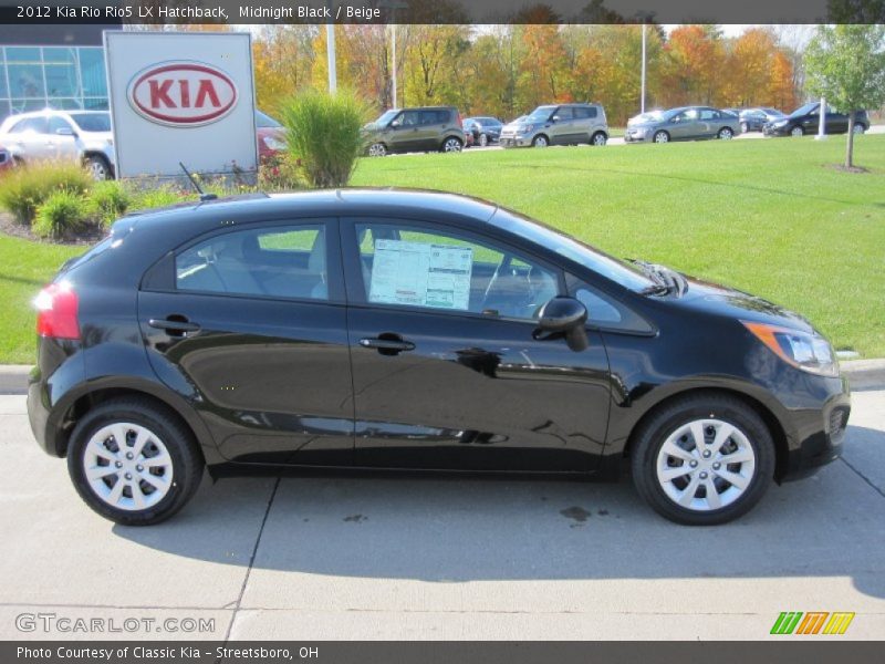  2012 Rio Rio5 LX Hatchback Midnight Black