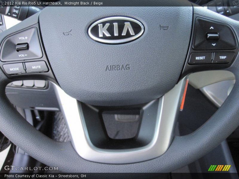  2012 Rio Rio5 LX Hatchback Steering Wheel